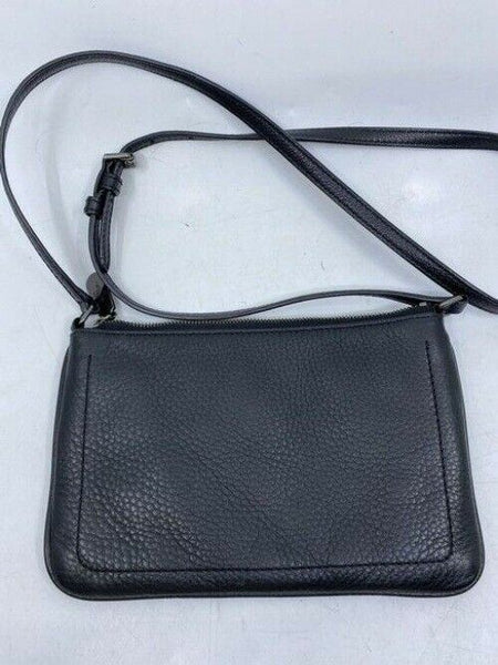 cole haan black leather cross body bag