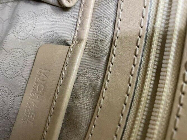 michael kors all over logo medium msrp black gray coated canvas cross body bag