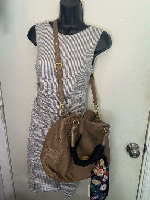 Marc By Marc Jacobs Customized With Removable Tunes Tie Sash Accent Tan Leather