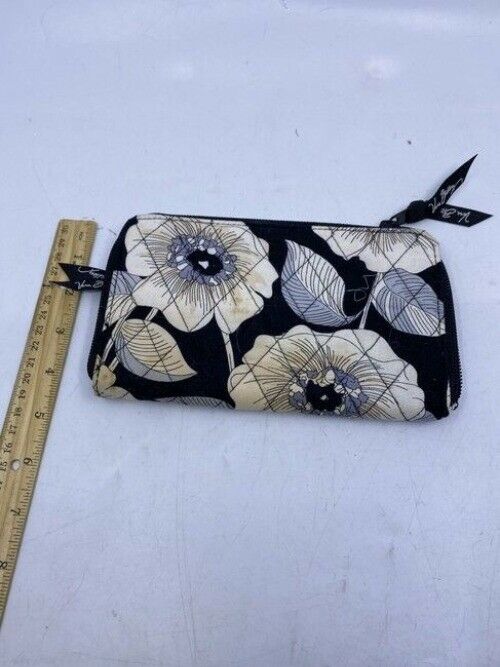 Vera Bradley Black Lightweight Id Hold All Wallet