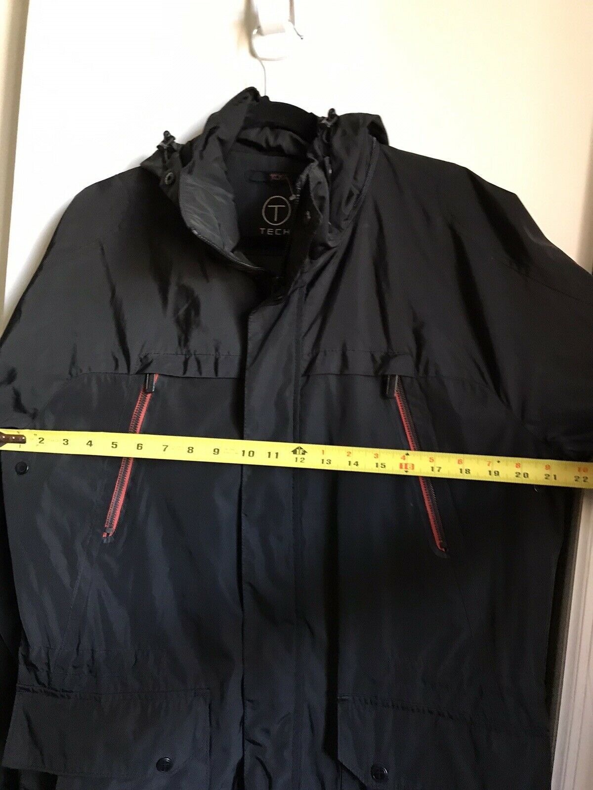 TUMI Men’s Black T Tech Nylon jacket Large