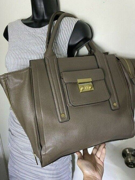 31 Phillip Lim msrp gray leather shoulder bag