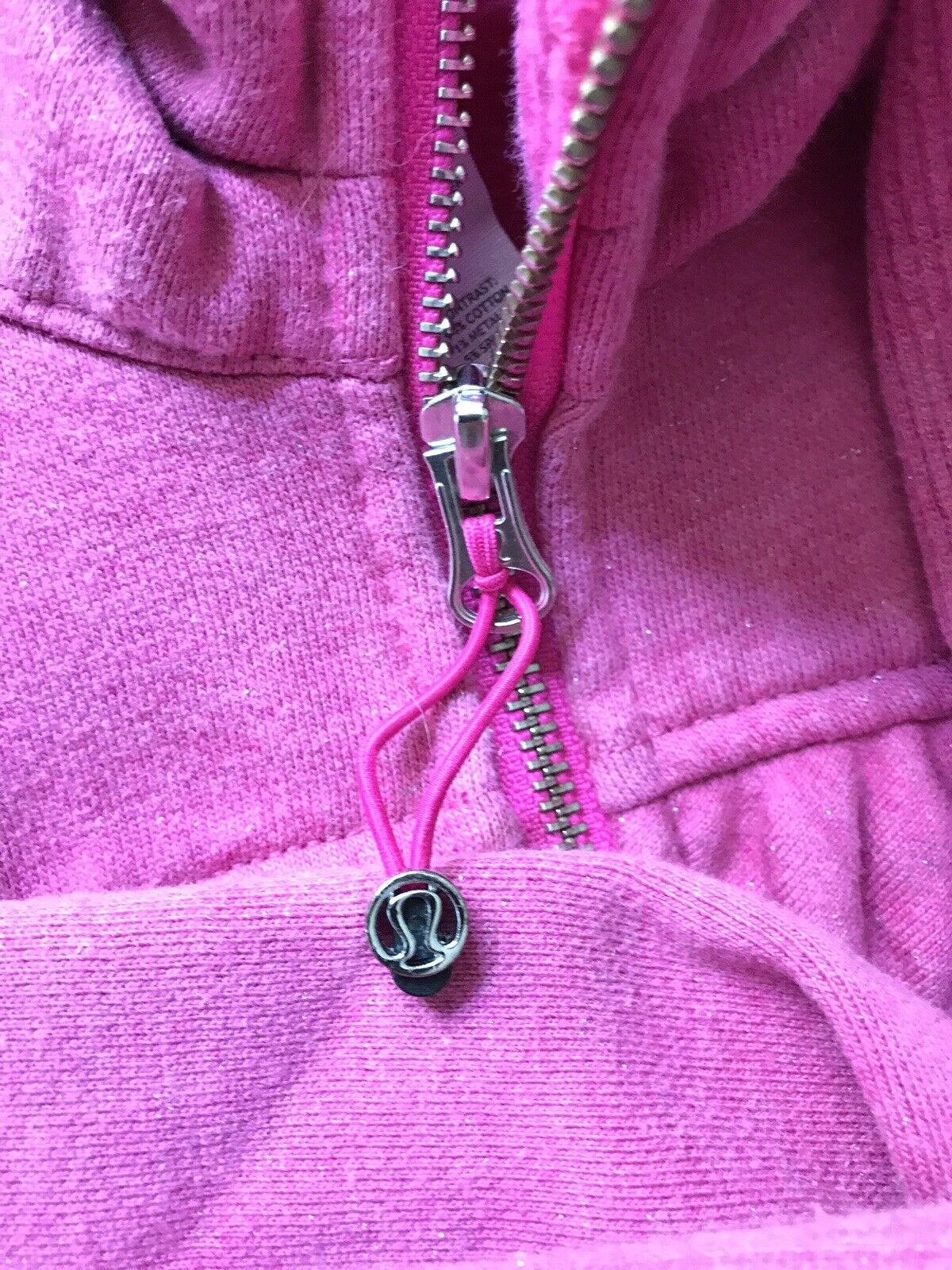 LULULEMON Pink Long Sleeves Knitted Zip Up Size 4