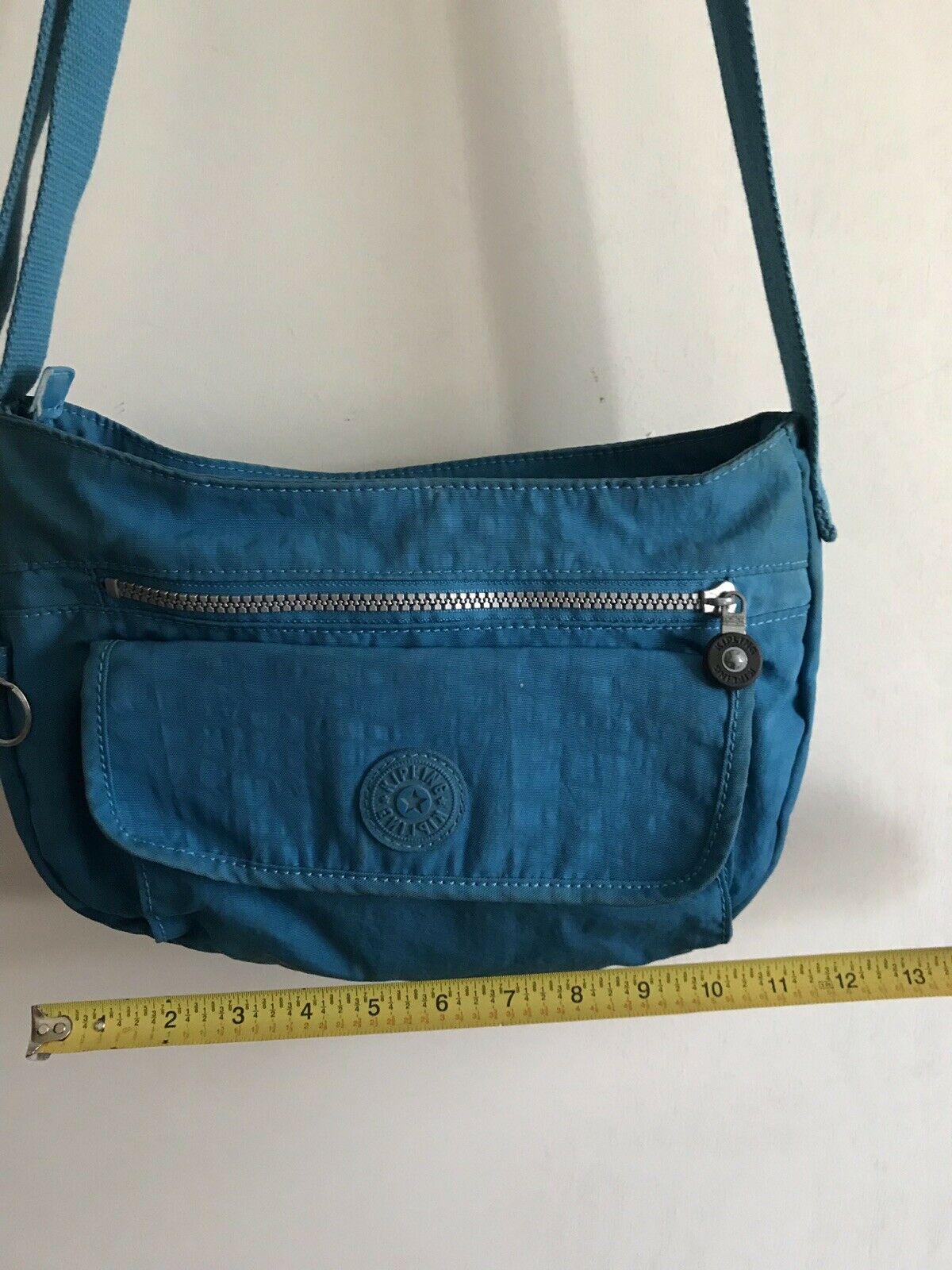 KIPLING Small Bright Blue Nylon Crossbody Bag