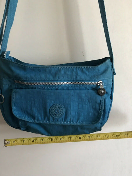 KIPLING Small Bright Blue Nylon Crossbody Bag