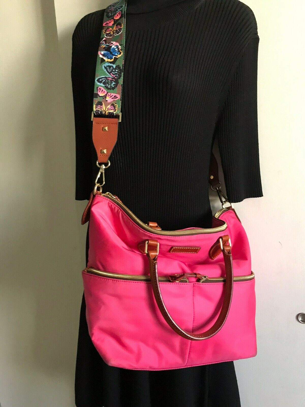 Dooney & Bourke Fabric Tote Crossbody Bag
