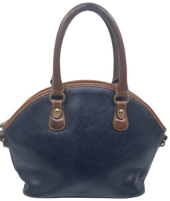 coach shoulder bag vintage handbag great find black brown leather tote