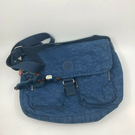 Kipling Blue Nylon Medium Size Crossbody Bag