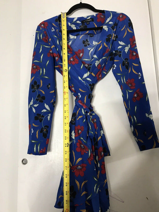 Intermix Navy Floral Dress Small