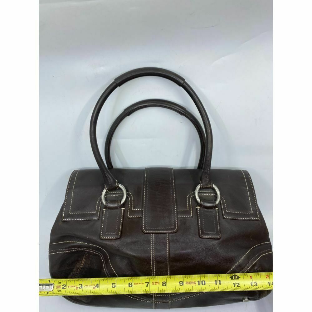 COACH Medium/ Large Leather Brown Shoulder Bag