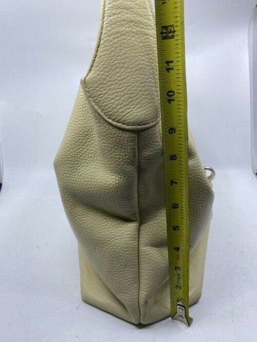 Dooney and Bourke cream leather hobo bag
