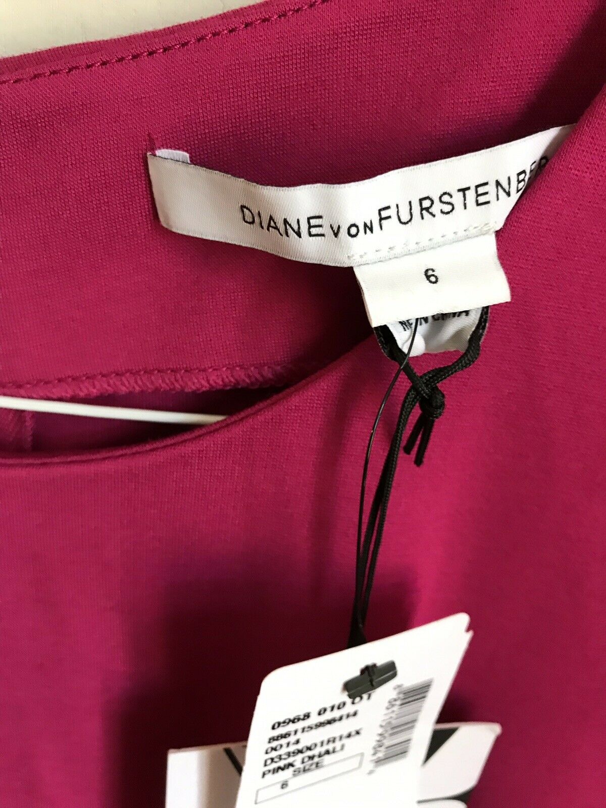 NWT DVF DIANE VON FURSTENBERG Pink Dress