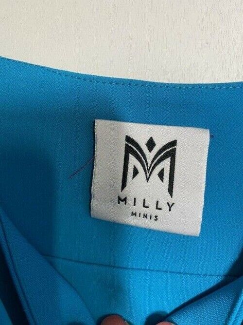 milly minis blue girls short casual dress