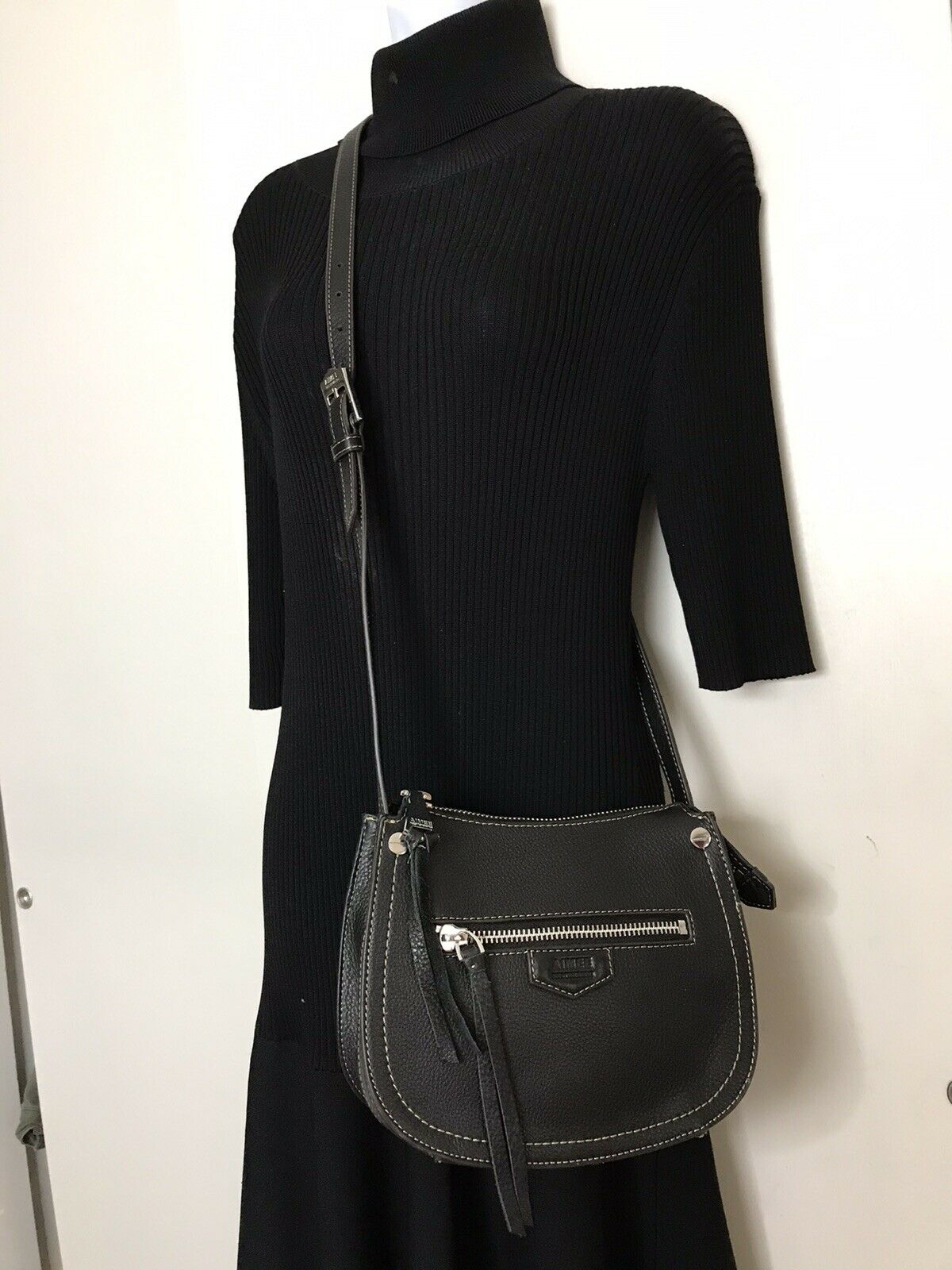 Aimee Kestenberg Black Leather Crossbody