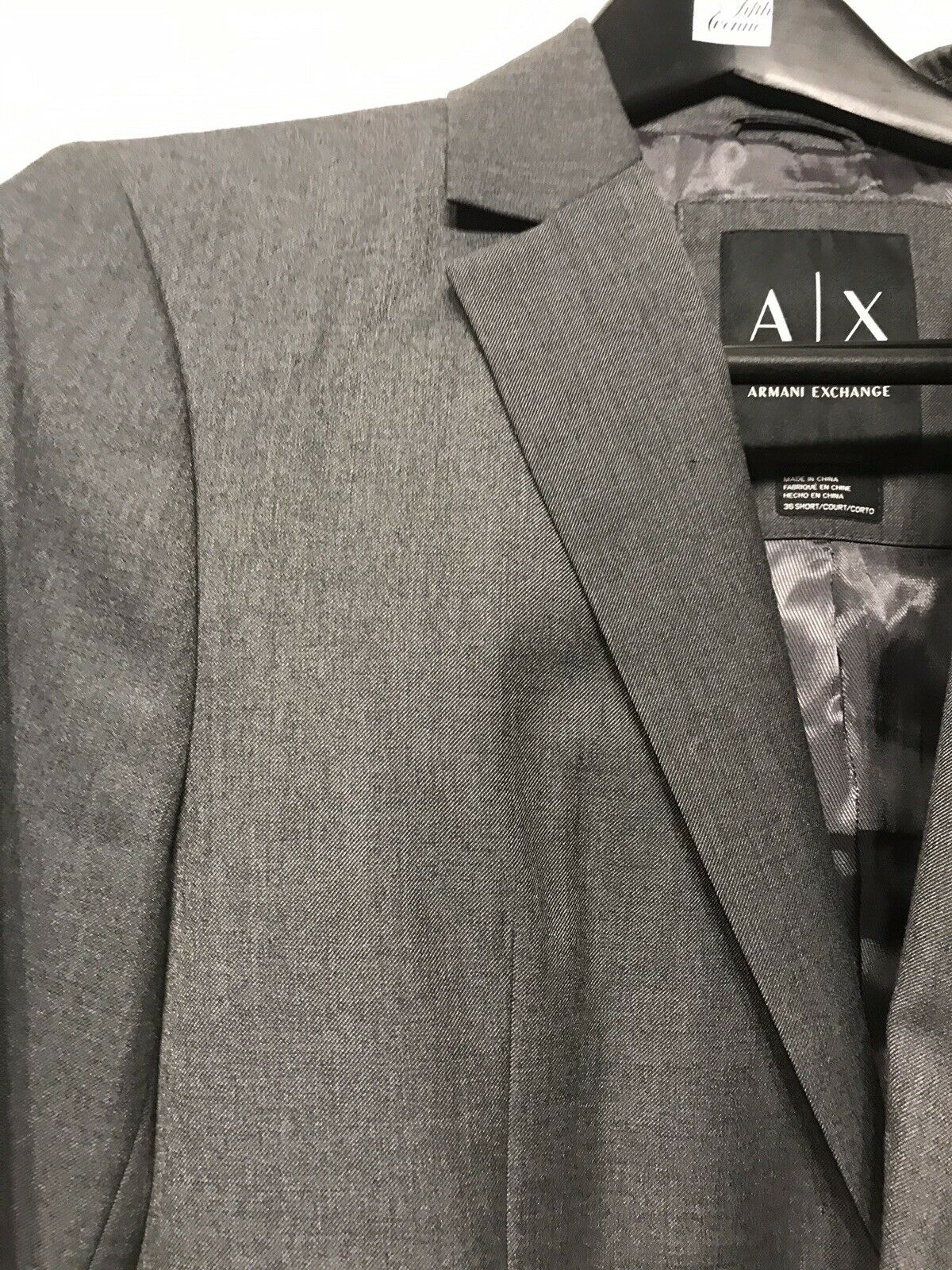 Armani Exchange Grey Jacket Size 36