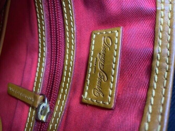 dooney and bourke and wallet black yellow cross body bag
