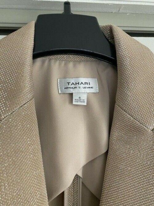 elie tahari champagne jacket