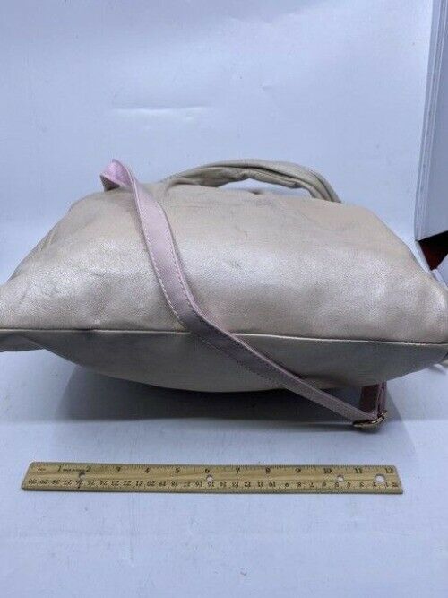 Coach Large White Leather Cross Body Bag