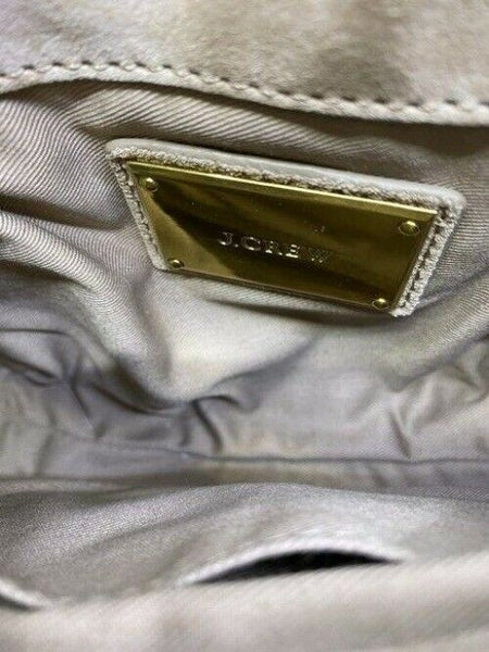 jcrew beige leather cross body bag