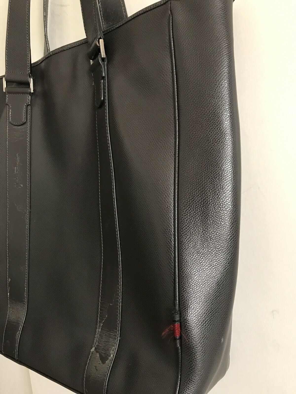 Salvatore Ferragamo Unisex Brown Leather Tote