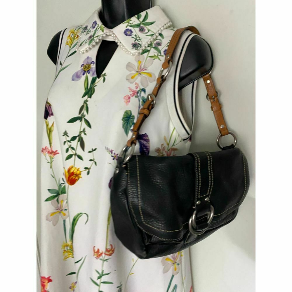 Coach Black Medium Leather Shoulder/Handbag