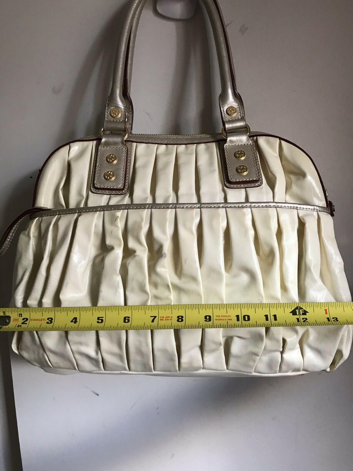 MZ WALLACE White Canvas Bea Bag