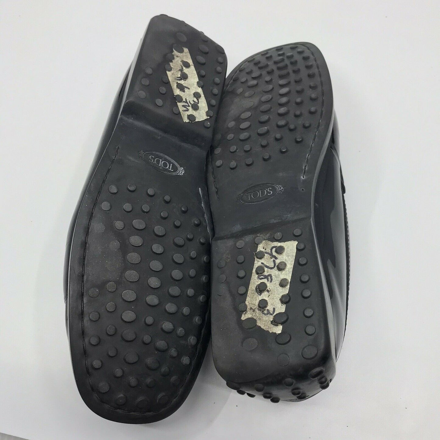 TOD’S Women’s Patent Black Leather Loafers size 8