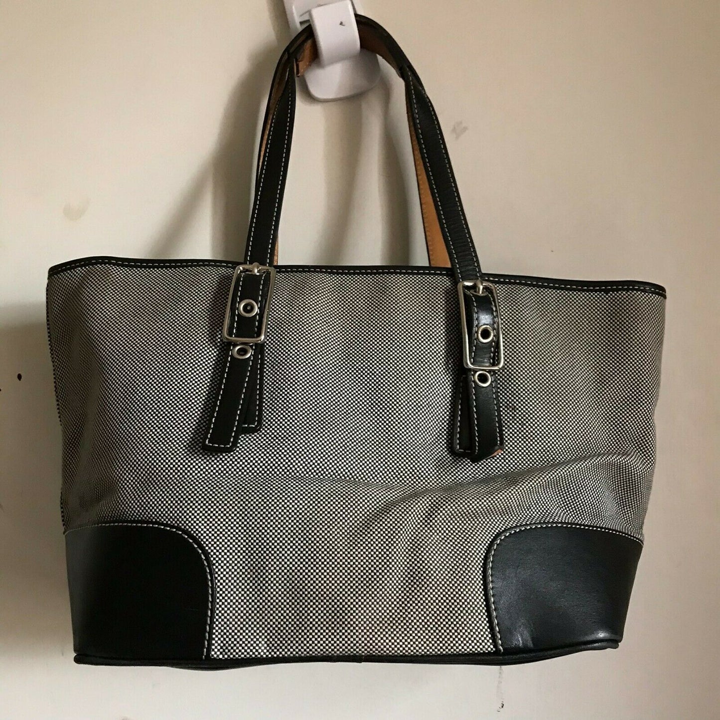 Coach Fabric/Leather Tote
