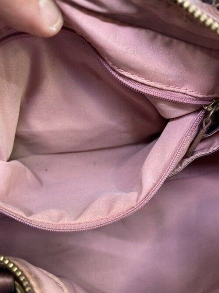 Cole Haan Zipper Snap Rose Leather Shoulder Bag