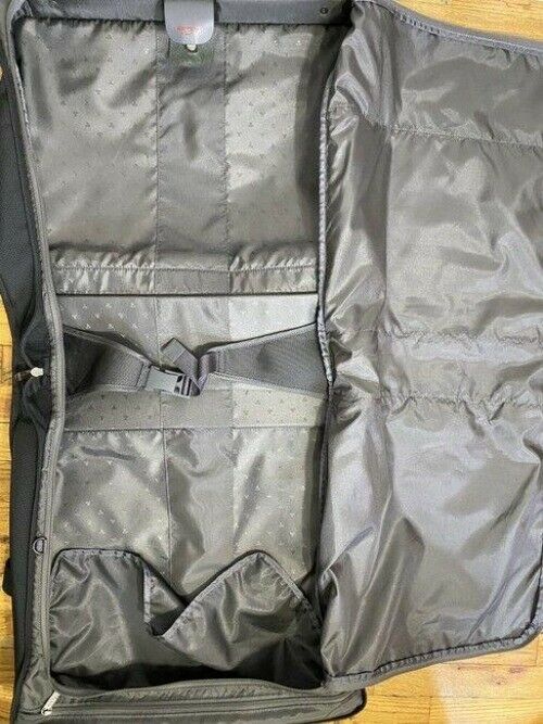 tumi alpha kleidersack black nylon weekend travel bag