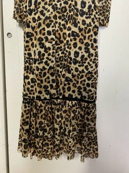 nicole miller multicolor new animal print mesh msrp