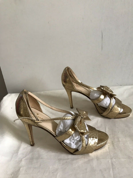 KATE SPADE Gold High heels Size 7.5