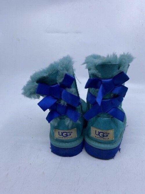 Ugg Australia Blue Kids Back Bootsbooties Size Us