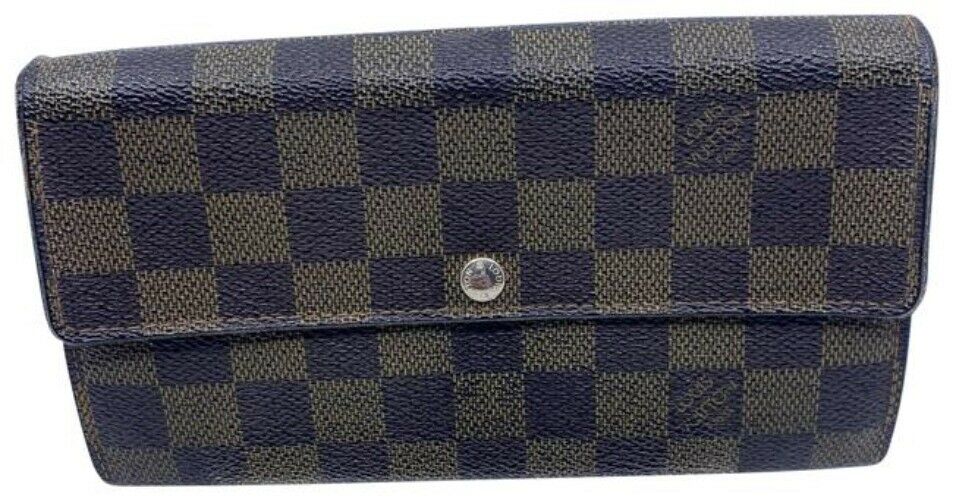 Louis Vuitton Brown Sarah De Large Canvas Travel Ca2057 Wallet