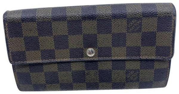 Louis Vuitton Brown Sarah De Large Canvas Travel Ca2057 Wallet