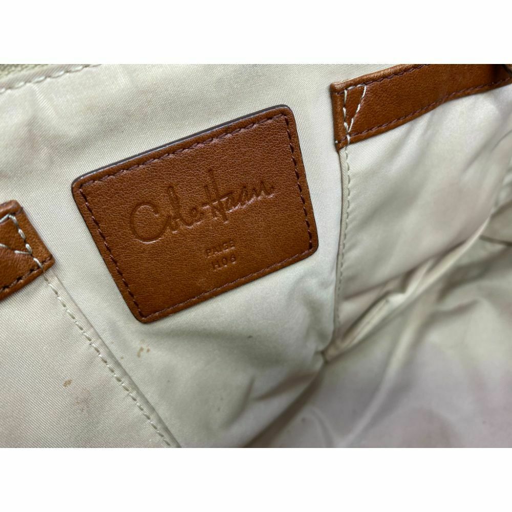 COLE HAAN Brown Large Leather Tote/ Shoulder Bag
