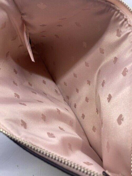 Kate Spade Large Rose Pink Leather Clutch