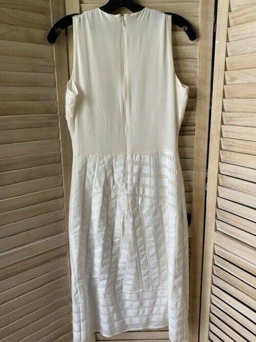 nicole miller white slim msrp small short formal dress