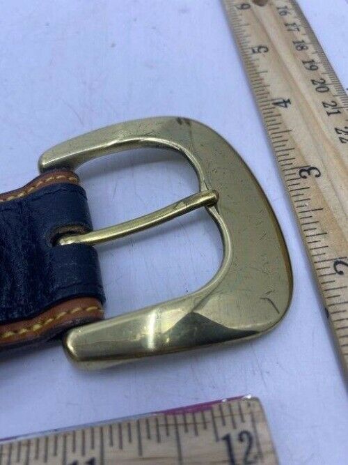 Dooney And Bourke Black Tan And Small Leather Belt