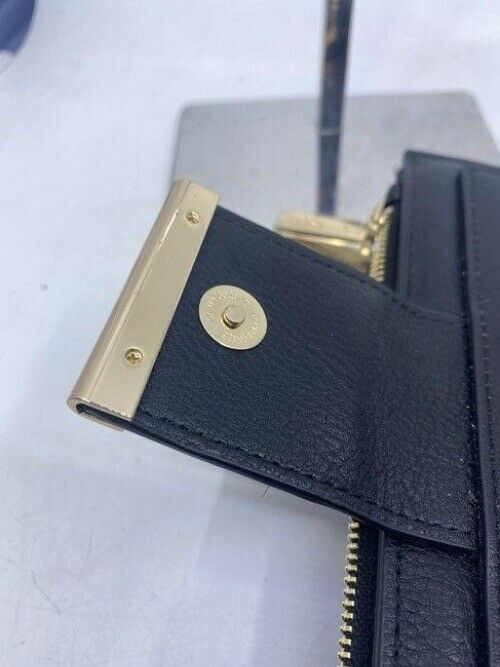 Dune London Black Horse Bit Clasp Wallet