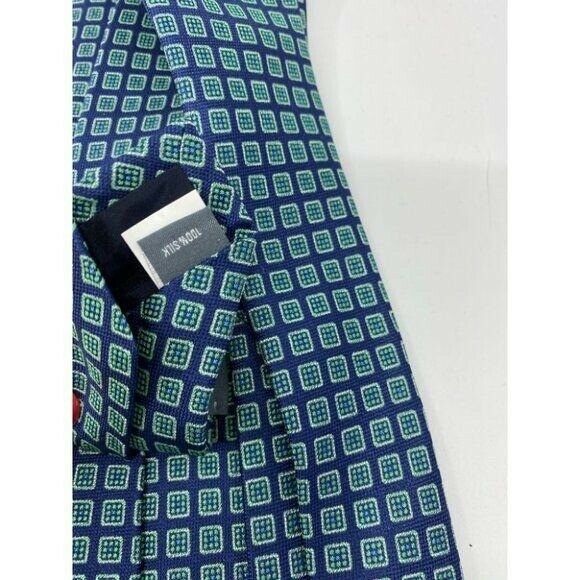 New! BONOBOS Navy Green Premium Neck Tie Handmade