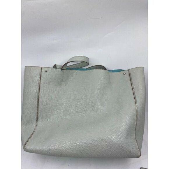 hicole hiller Leather Handbag Graffiti Gray Pink
