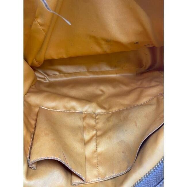COACH XL Orange Leather Shopping Tote Bag
