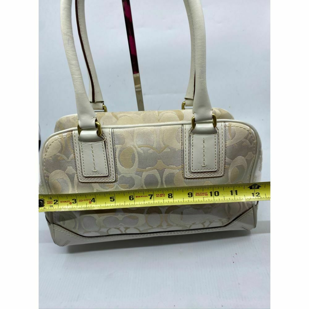 COACH Medium/Large Jacquard Fabric Signature Tote Bag