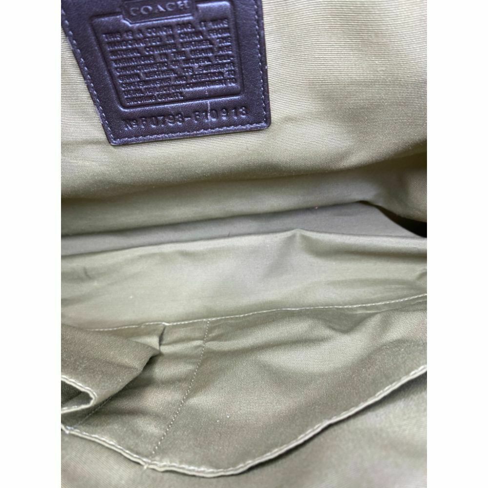 COACH Medium/ Large Leather Brown Shoulder Bag
