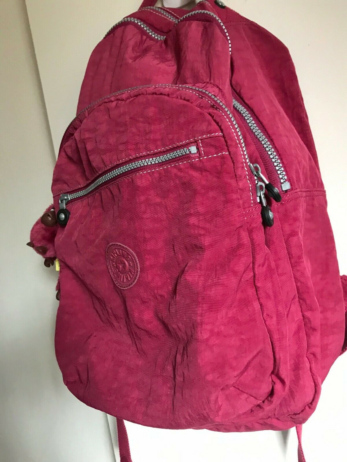 Kipling Red Backpack