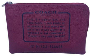 Coach Large Red Leather Clutch