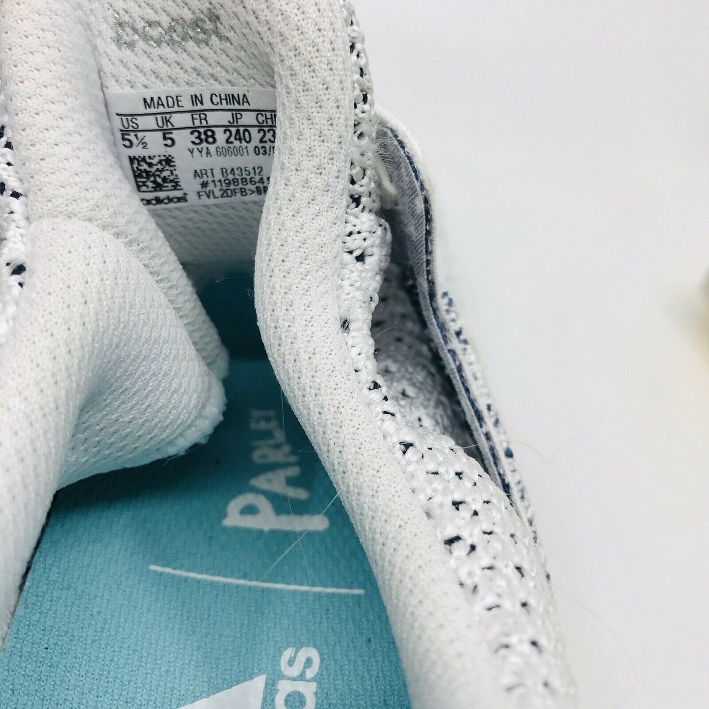 NWT! Adidas Boost x Parley light blue sz 5.5 Womens