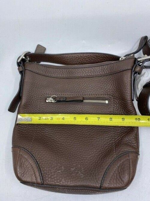 coach shoulder brown leather cross body bag