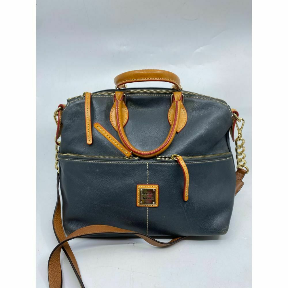 DOONEY & BOURKE Black Vintage Leather Shoulder Bag
